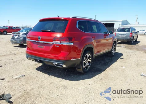 2021 Volkswagen Atlas Sel Premium from USA, damaged, VIN 1V2TR2CA5MC549666